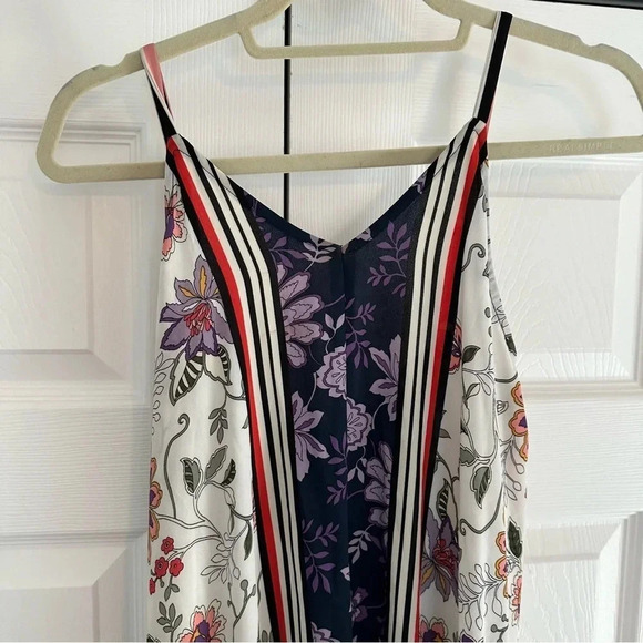 Nanette Lepore Floral Sleeveless Maxi Sundress Handkerchief Hem Size 2 - Picture 3 of 11